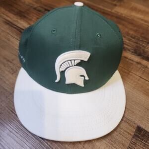 Nike True Dri Fit Michigan State Spartans Authentic Adjustable Breahable Hat